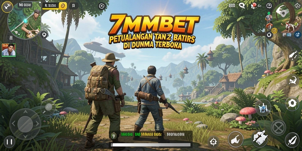 Tangkapan layar gameplay 7MMBET menunjukkan dunia terbuka yang luas dan menawan.