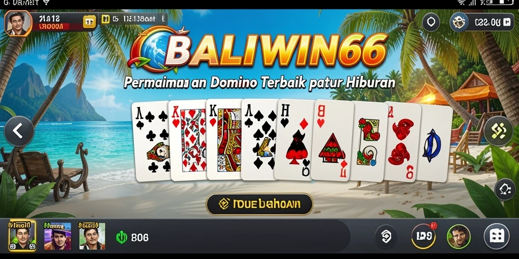 Screenshot gameplay BALIWIN66 menampilkan pertempuran seru dalam permainan Domino.