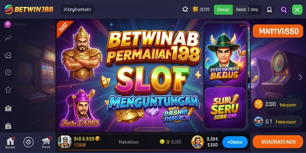 Tampilan gameplay BETWIN188 yang menarik dengan berbagai mesin Slot.