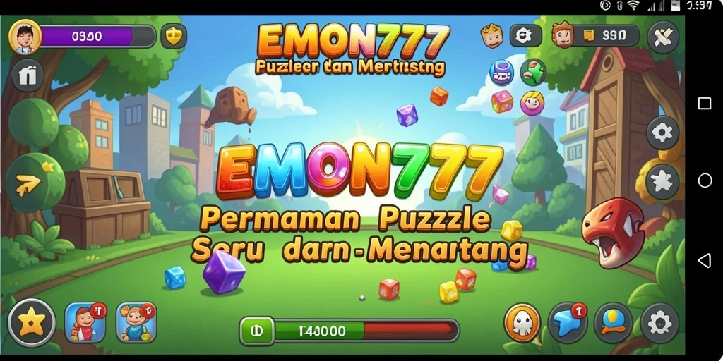 Tampilan gameplay puzzle yang menantang dan menarik.
