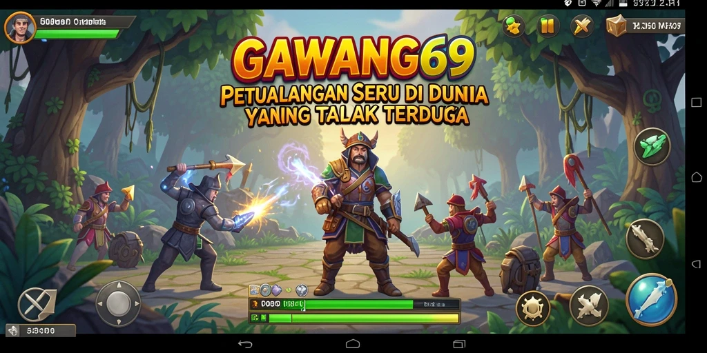 Screenshot gameplay GAWANG69 menunjukkan petualangan mendebarkan di dunia yang penuh tantangan.