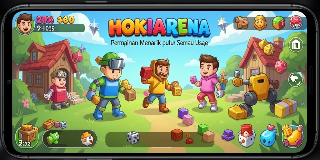 Tangkapan layar HOKIARENA menampilkan gameplay menantang yang menarik.