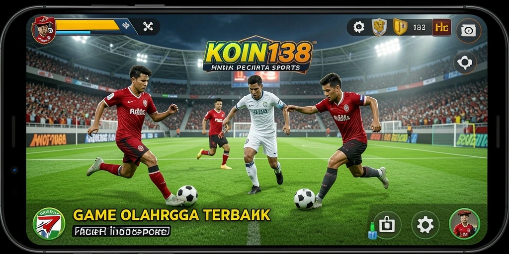 Screenshot KOIN138 menampilkan serunya gameplay olahraga yang interaktif.