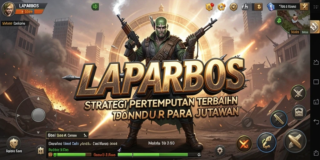 Tampilan gameplay LAPARBOS yang menegangkan dan strategis.