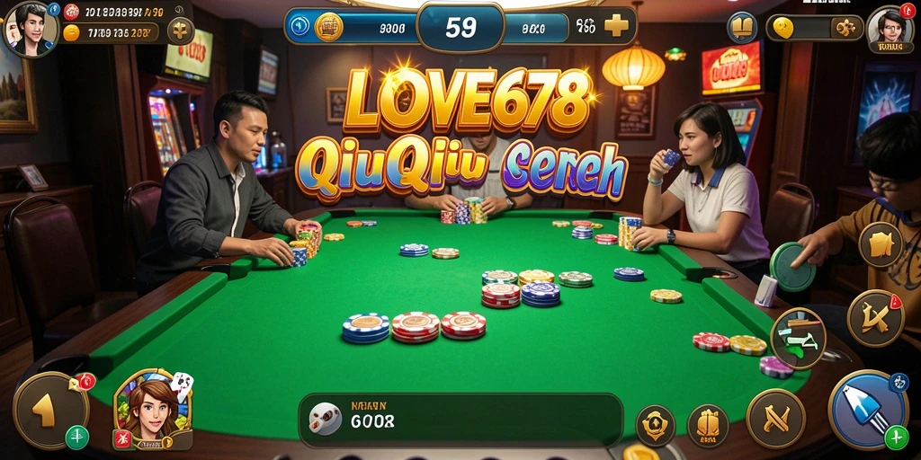 Gameplay QiuQiu yang seru dan menghibur di LOVE678.