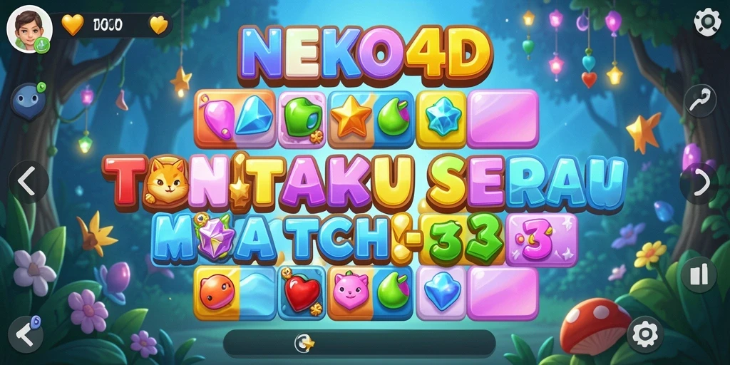 Screenshot gameplay NEKO4D yang seru dan penuh warna.