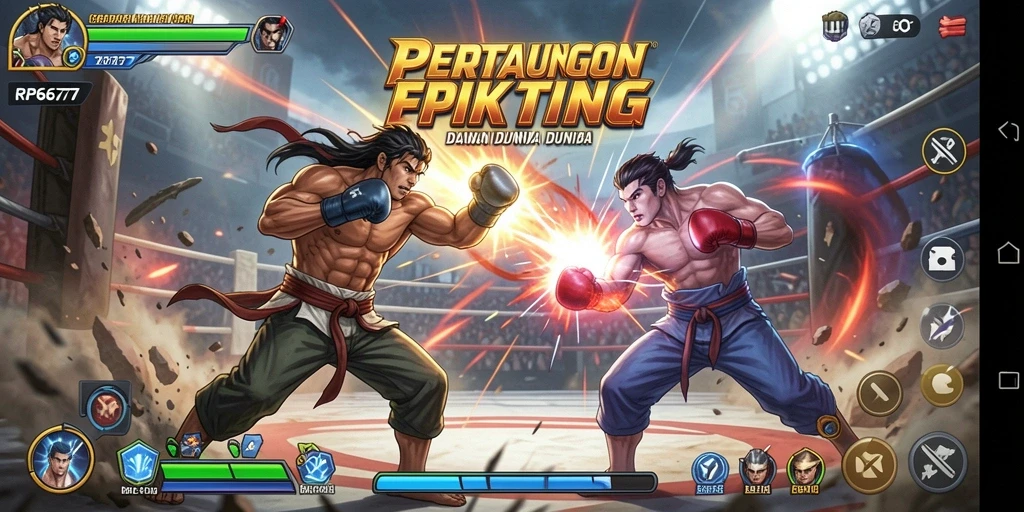 Tampilan utama gameplay RP6677 yang menegangkan dan seru.