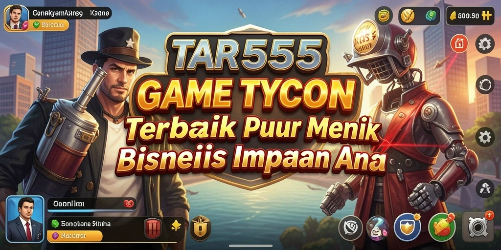 Screenshot TAR555 menampilkan gameplay Tycoon yang seru dan interaktif.