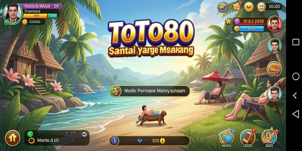 Tangkapan layar TOTO80 menunjukkan momen seru dalam permainan casual.