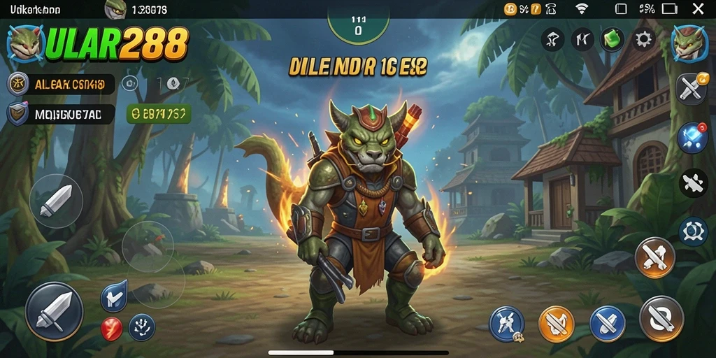 Screenshot utama ULAR288 dengan tampilan antarmuka yang sederhana dan fungsional.